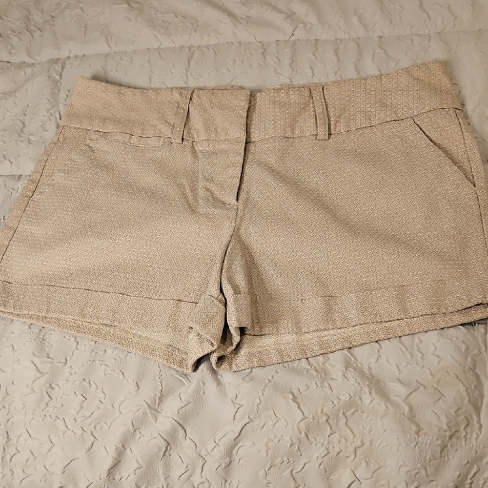Maurices Tan Shorts Cotton Blend Versatile